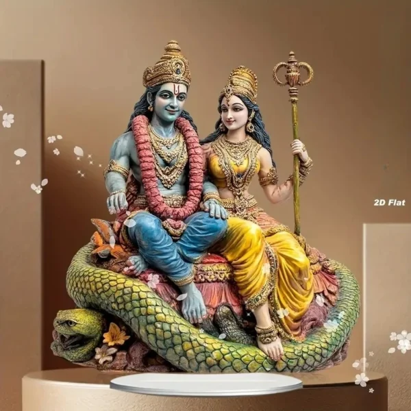 Hinduism Religion Krishna 2D Flat Acrylic Stand Table Decoration,Home,Office,Cafe,room,Studio,Desktop Ornament Sign Gift - Image 5