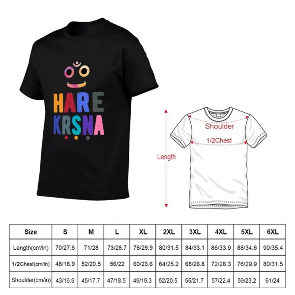 Hare Krishna Retro Jagannath T-Shirt | Vintage Spiritual Graphic Tee | Oversized Unisex Summer Shirt for Devotees Festival Wear - Image 5